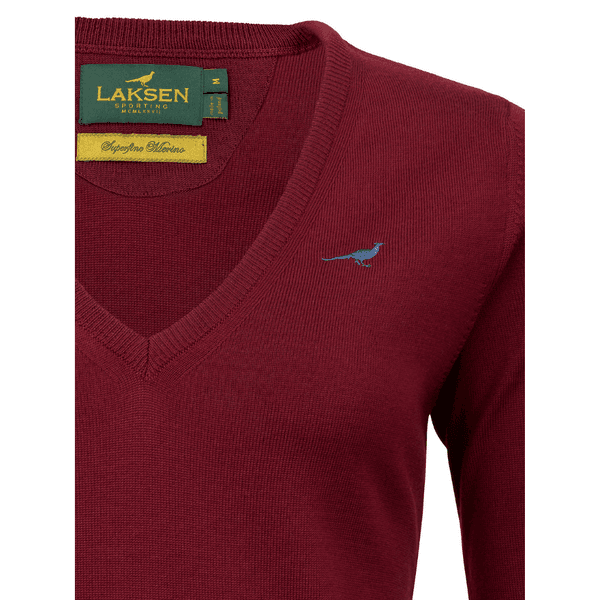 W's Camilla V-Neck Bordeaux, view: 1