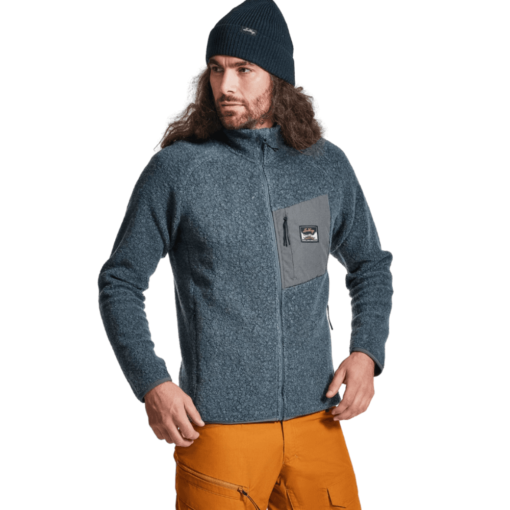 Flok Wool Pile, miesten, tumma taivaansininen, view: 3