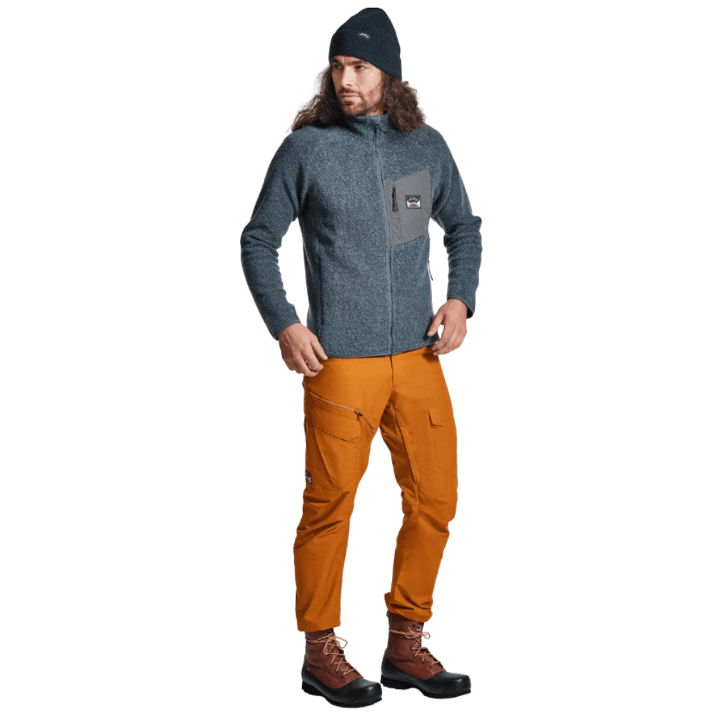 Flok Wool Pile, miesten, tumma taivaansininen, view: 2