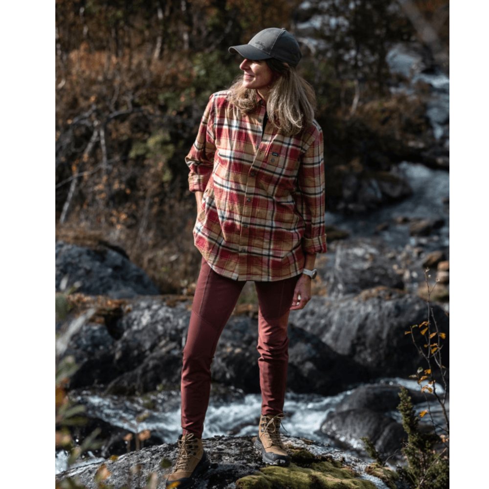 Järpen flanellipaita, Rosewood, view: 3