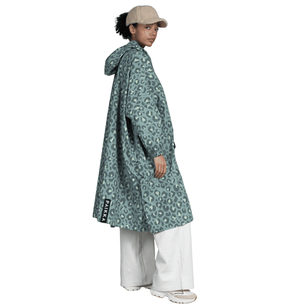 Human Rain Poncho Green Leo One Size, view: 3