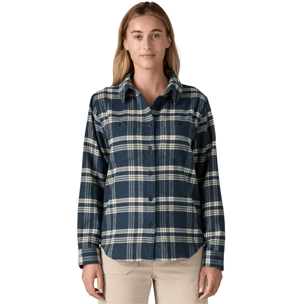 W's Fjord Flannel Shirt Old Spruce: Sunken Blue, view: 1