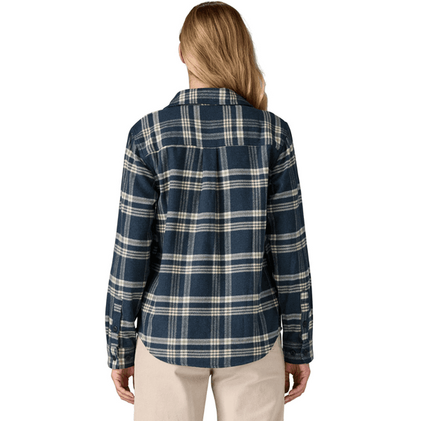 W's Fjord Flannel Shirt Old Spruce: Sunken Blue, view: 2