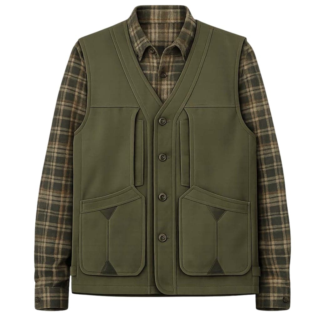 Metsästys- ja koiranohjaajaliivi, vihreä Unisex, view: 0