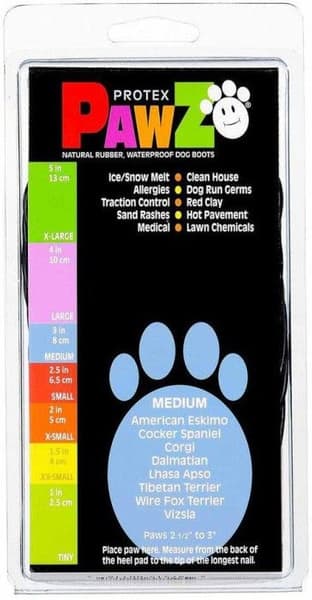 Dog Boots Black M, view: 2