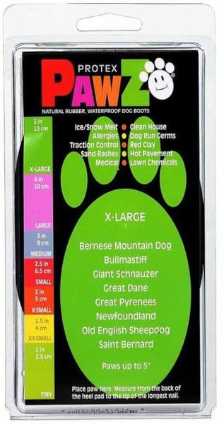 Dog Boots Black XL, view: 2