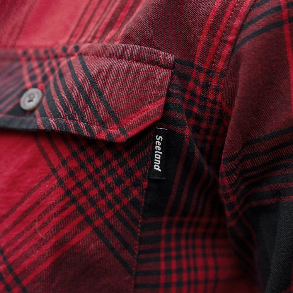 Glen Flanellskjorta Red Check, view: 2