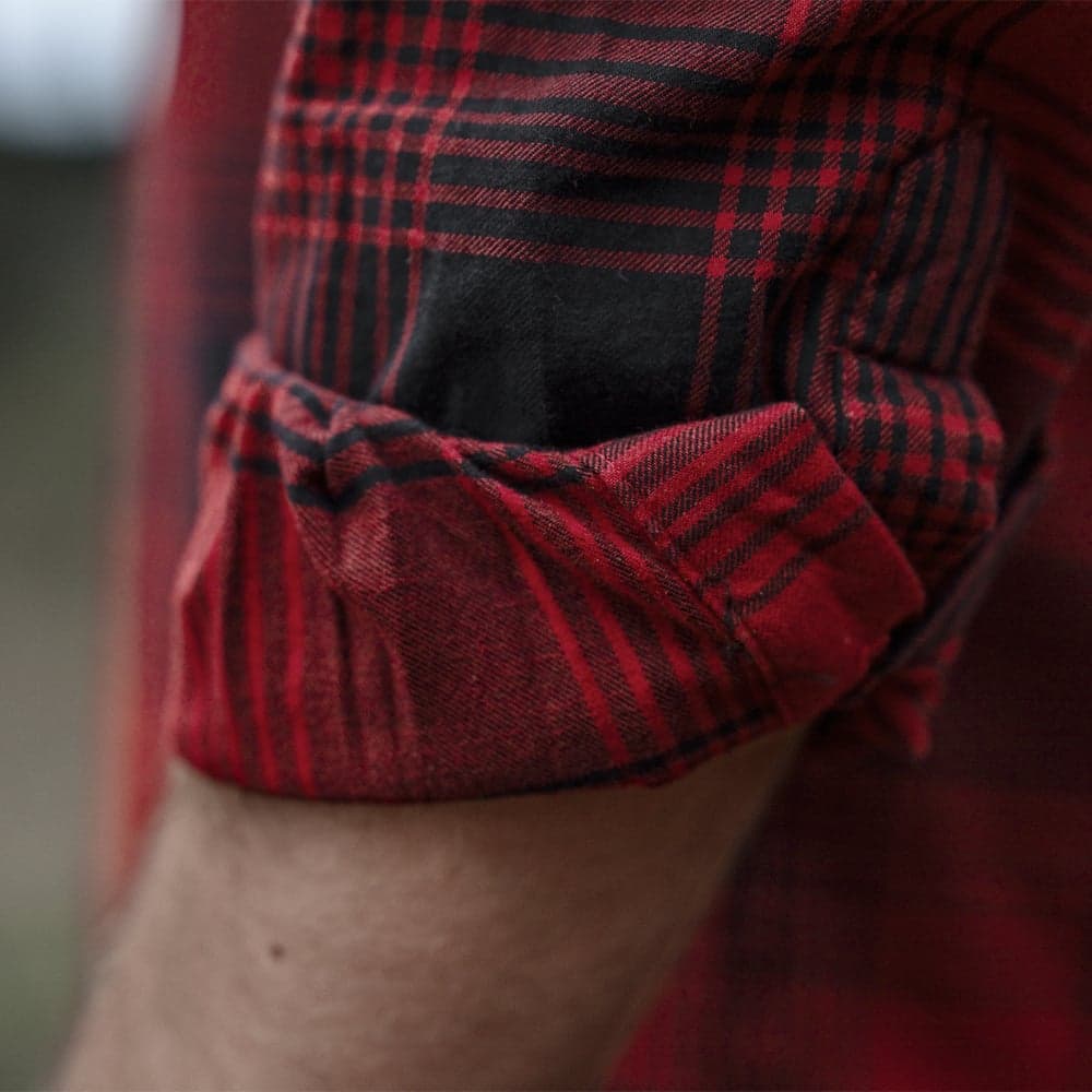 Glen Flanellskjorta Red Check, view: 4