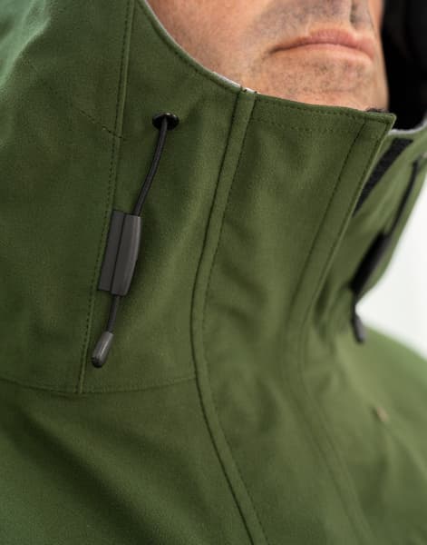 Kagoule anorakki metsästykseen, tummanvihreä, view: 4