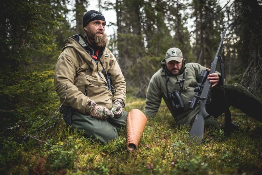 Kagoule anorakki metsästykseen, tummanvihreä, view: 10