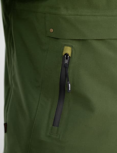 Kagoule anorakki metsästykseen, tummanvihreä, view: 7