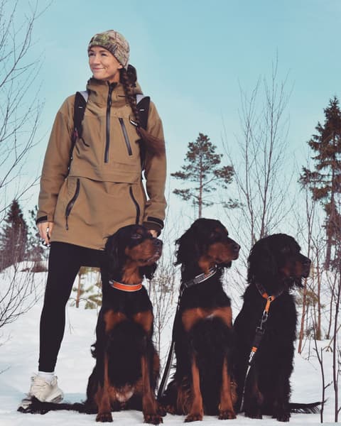 Kagoule anorakki metsästykseen, tummanvihreä, view: 11