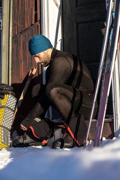 WN longs - aluskerrastohousut musta, view: 4