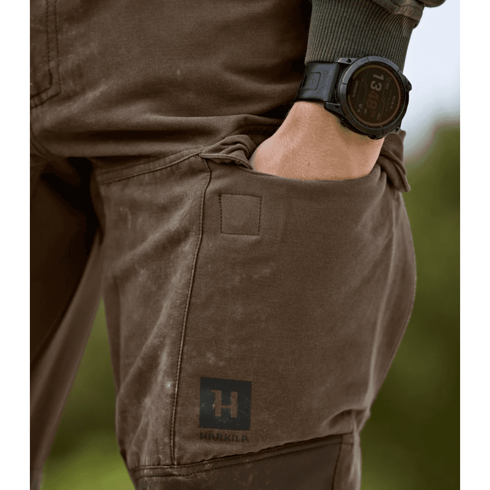 Scandinavian Byxor Dark Earth/Slate Brown, view: 3