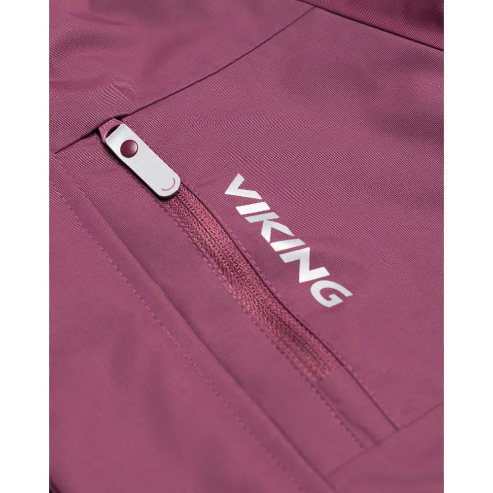 Toasty Winter Thermal Overall Kids Plum, view: 4