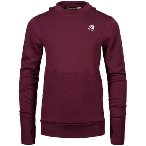 Warmwool Hoodsweater Junior Fig/Beige Melange, view: 0