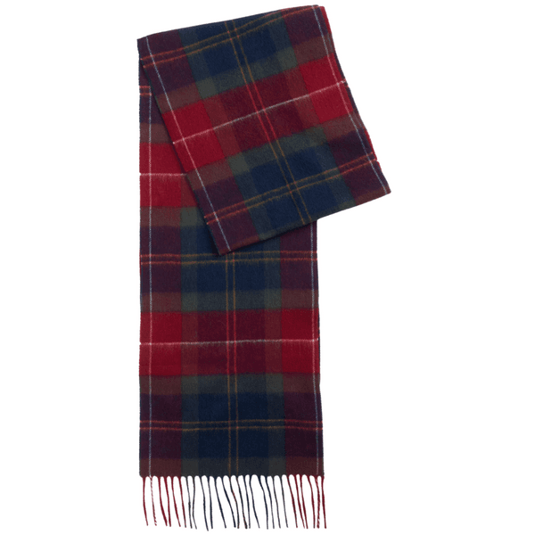 W's Tartan Scarf Winterberry Tartan, view: 0