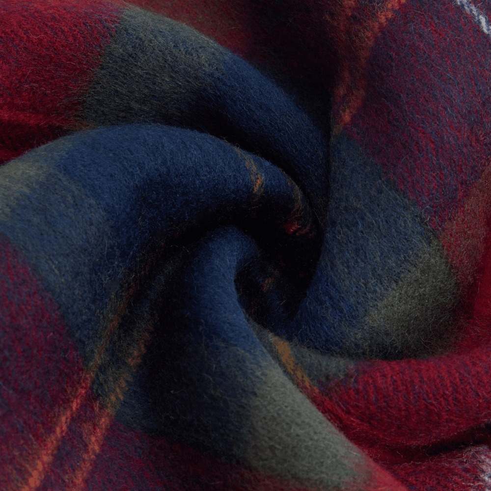 W's Tartan Scarf Winterberry Tartan, view: 4