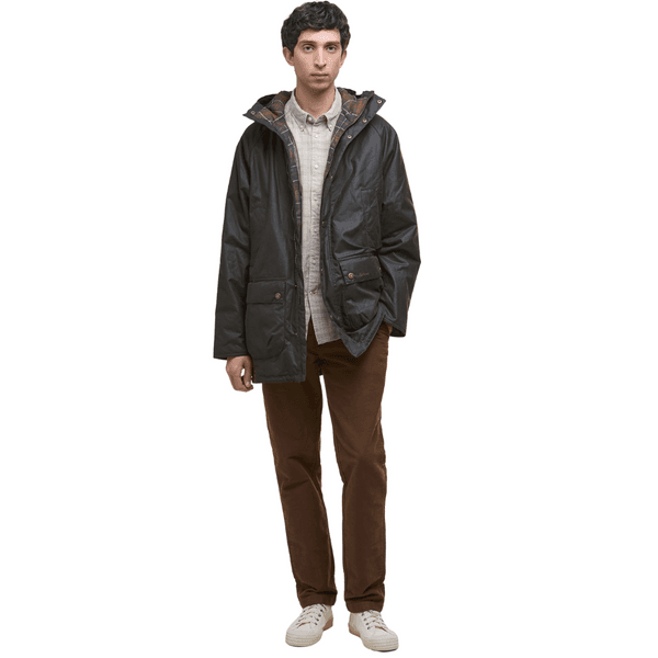 M's Bedale Wax Parka Olive, view: 7