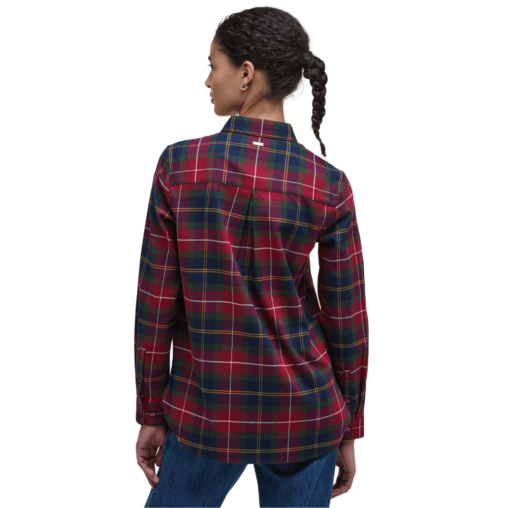 W's Glades Check Shirt Winterberry Tartan, view: 2