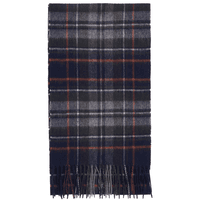 New Check Tartan Scarf Navy/Dark Ginger - view: 0
