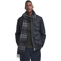 New Check Tartan Scarf Navy/Dark Ginger - view: 2