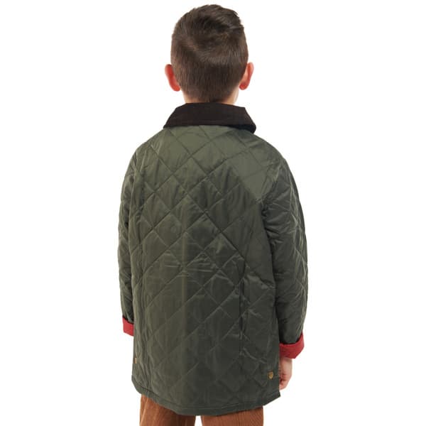 Liddesdale Quilt Kids Dark Olive/Red, view: 3