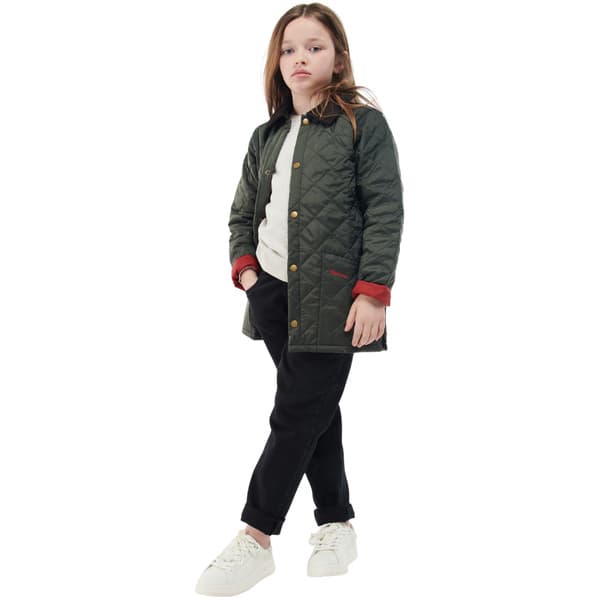 Liddesdale Quilt Kids Dark Olive/Red, view: 8