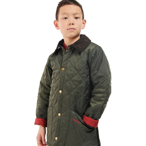 Liddesdale Quilt Kids Dark Olive/Red, view: 2