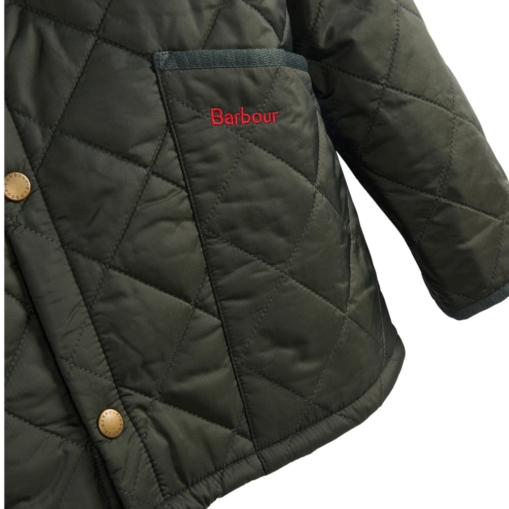 Liddesdale Quilt Kids Dark Olive/Red, view: 5