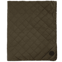 Koiran tilkku- ja fleece-peitto, oliivi - view: 0