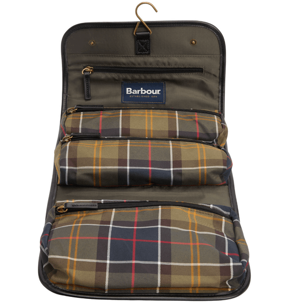 M's Tartan Hanging Washbag Classic/Beacon, view: 3
