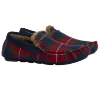 M's Monty Moccasin Slipper Winterberry Tartan - view: 0