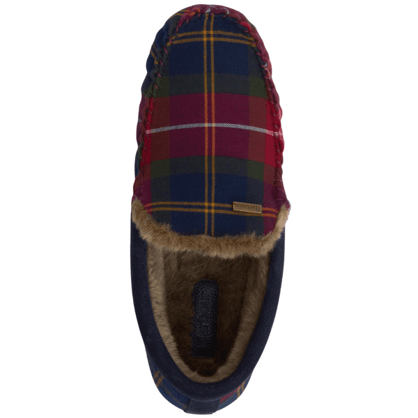 M's Monty Moccasin Slipper Winterberry Tartan, view: 3