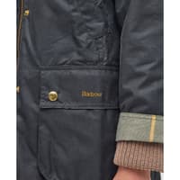 W's Long Beadnell Wax Jacket Sage/Ancient - view: 4