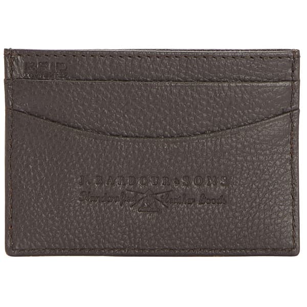 M's Amble Leather Card Holder Dark Brown, view: 1