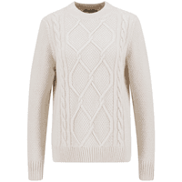 W's Burne Crew Knitted Jumper Ecru - view: 0