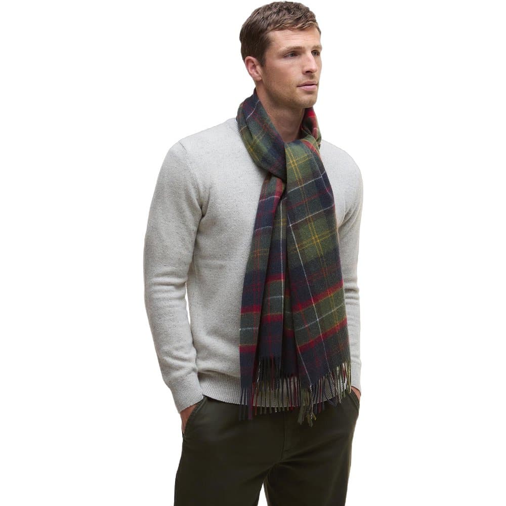 Brack Patchwork Tartan Scarf Red Classic Tartan, view: 1
