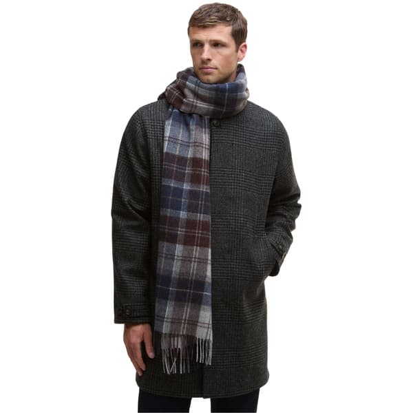 Brack Patchwork Tartan Scarf Midnight Oak Tartan, view: 2