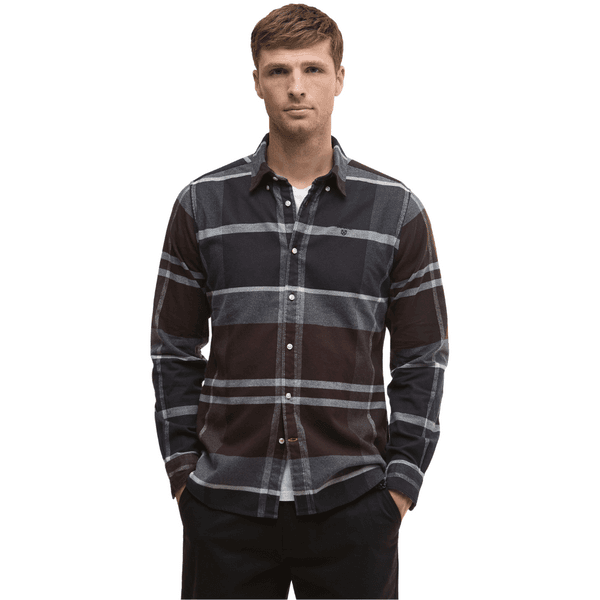 M's Iceloch Tailored Tartan Shirt Midnight Oak Tartan, view: 2