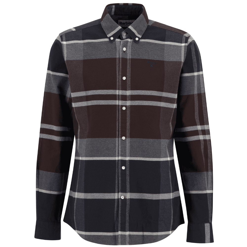 M's Iceloch Tailored Tartan Shirt Midnight Oak Tartan, view: 0