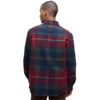 M's Chapter Tailored Check Overshirt Winterberry Tartan - view: 2