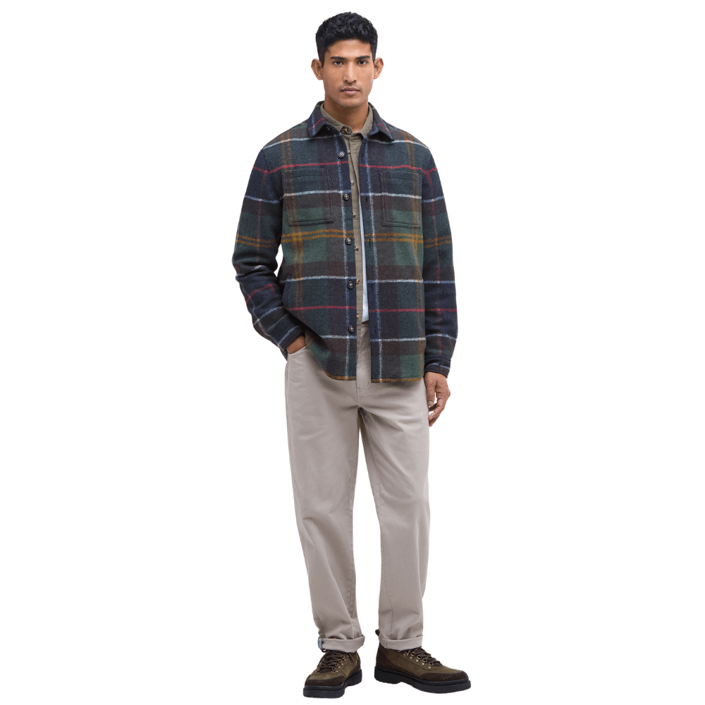 M's Chapter Tailored Check Overshirt Classic Tartan, view: 5
