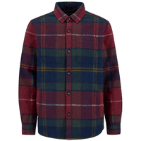 M's Chapter Tailored Check Overshirt Winterberry Tartan - view: 0
