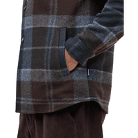 M's Chapter Tailored Check Overshirt Midnight Oak Tartan - view: 4