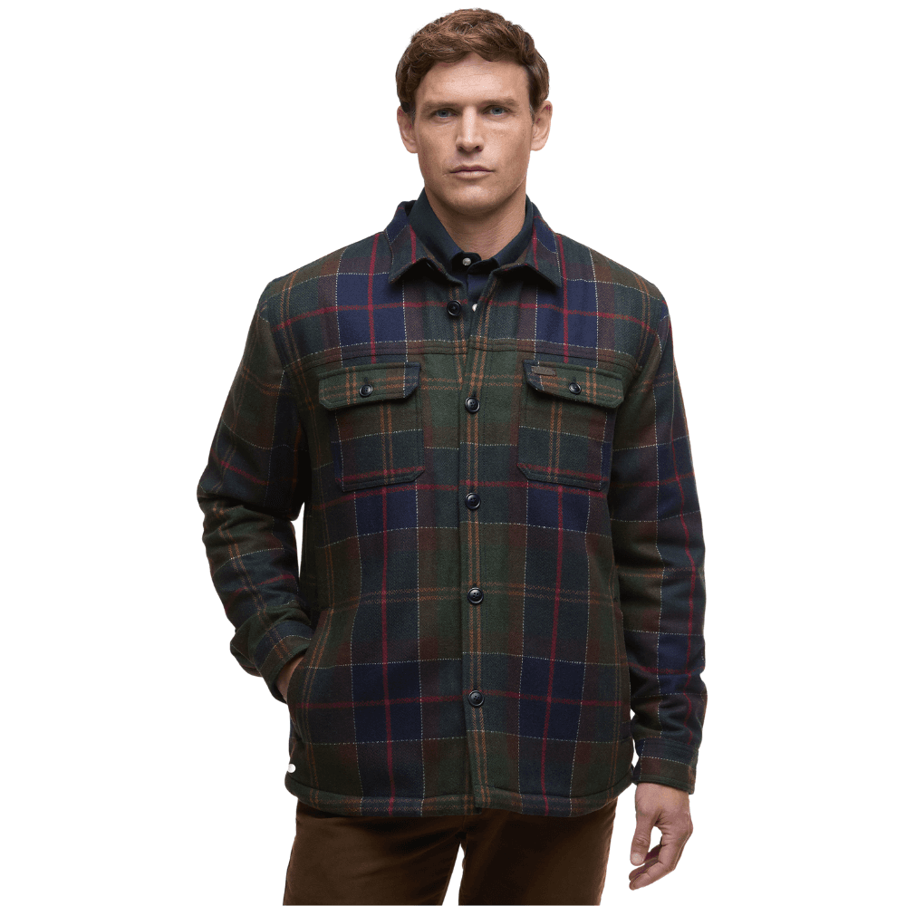 M's Willberry Regular Brushed Check Overshirt Classic Tartan, view: 1