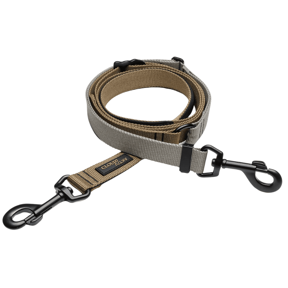 L-1-Hands-Free-Leash S Khaki / Grey, view: 0