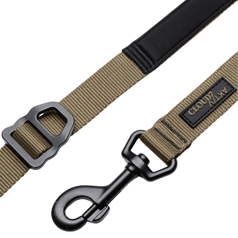 L-1-Hands-Free-Leash S Khaki / Grey, view: 1