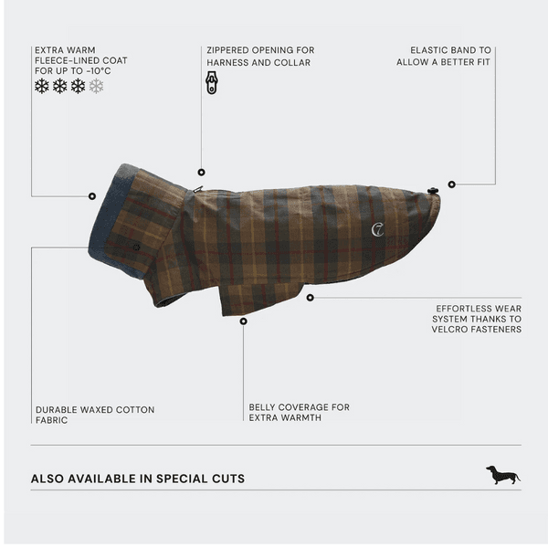 Brooklyn Winter Coat Waxed koko 2 Tartan, view: 4