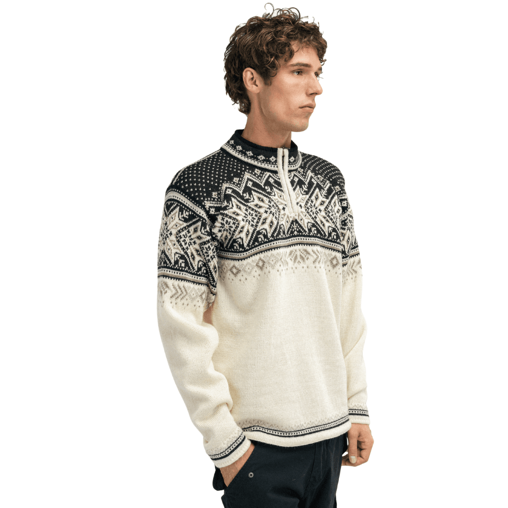 M's Vail Sweater Offwhite Coffee Sandstone, view: 2